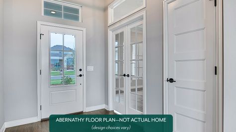 Abernathy. Entry in new home in Norman, OK