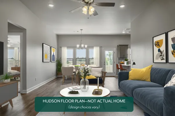 Hudson. Living Area and Dining