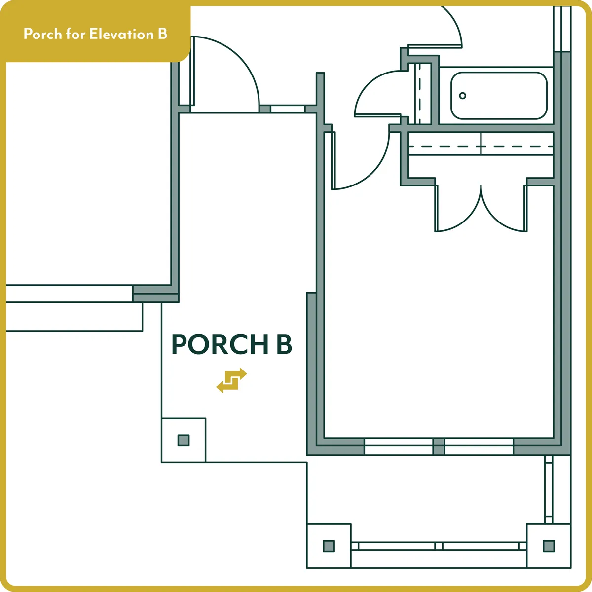 Kincaid. Kincaid Floor Plan: Porch B