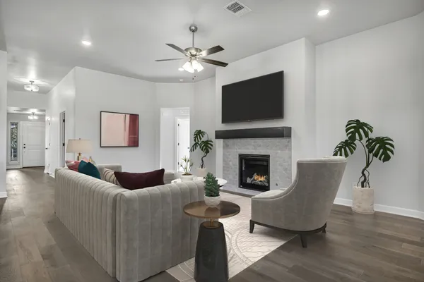 Living Room with Fireplace