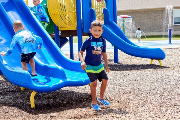  Children at the playground in Featherstone - new homes in Moore, OK