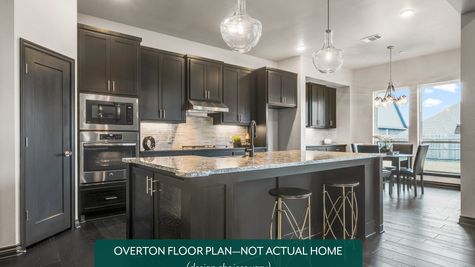 Overton. Example photo of kitchen in new home in Norman, OK