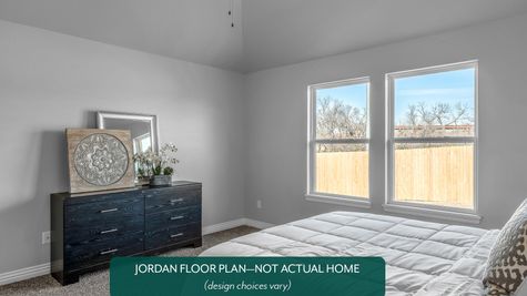 Jordan. Main bedroom in new home in Norman, OK