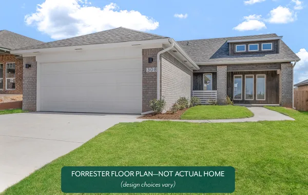 New Home Norman OK- Forrester Plan