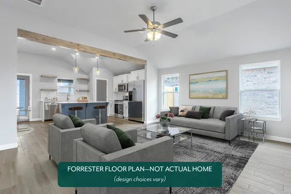 Forrester. New Home Mustang OK- Forrester Plan