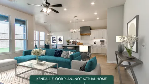 Kendall. Living Area and Kitchen