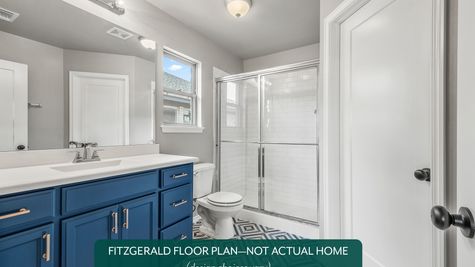 Fitzgerald. Example photo of main bathroom in new home in Norman, OK