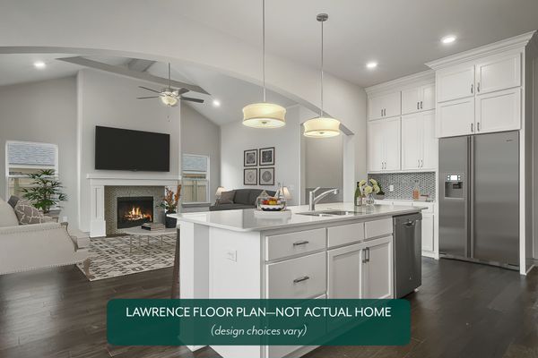 Lawrence. Kitchen and Living Area