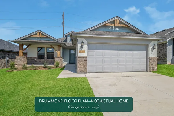 Drummond. New Home Mustang OK- Drummond Plan
