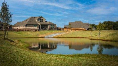  Pond in Little River Trails - New homes Norman, OK