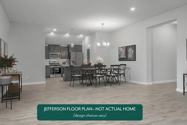 Jefferson. New Home Mustang OK- Jefferson Plan