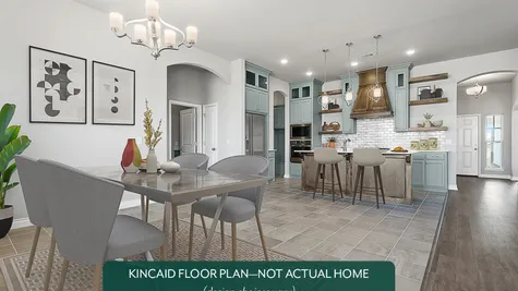 Kincaid. Dining Area and Kitchen