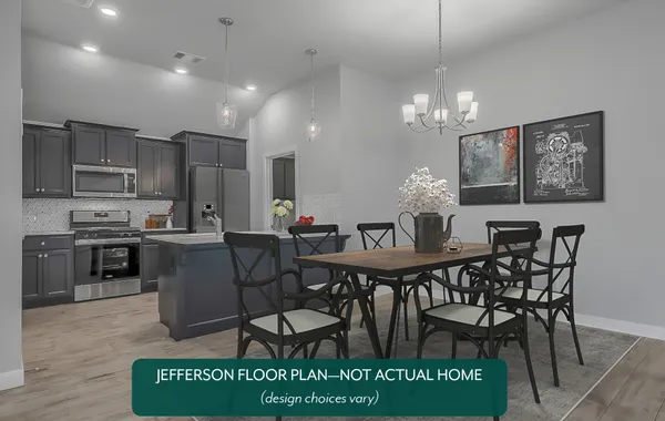 New Home Moore OK- Jefferson Plan