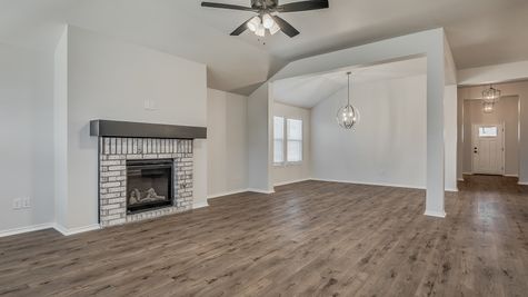 Murphy. Family Room with Easy-Start Fireplace