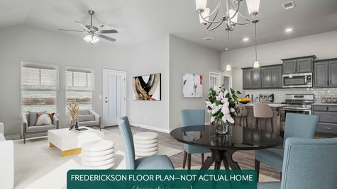 Frederickson. Kitchen and Living Area