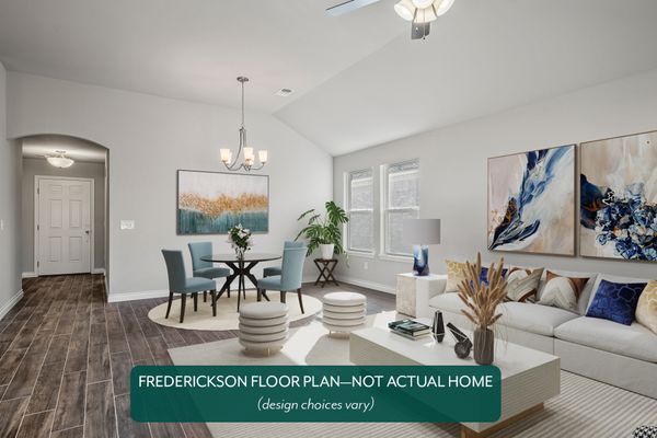 Frederickson. Living Area and Breakfast Area