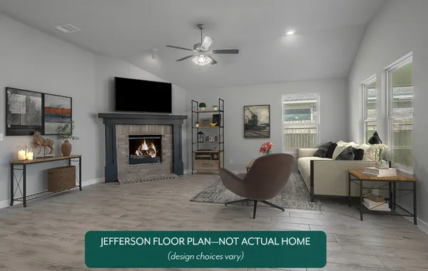 New Home Norman OK-Jefferson Plan