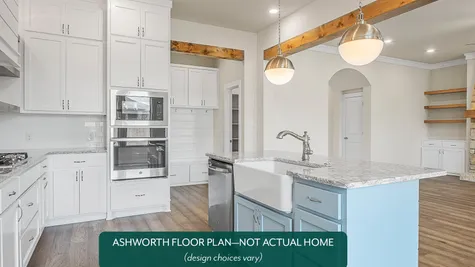 Ashworth. Kitchen & Living Room