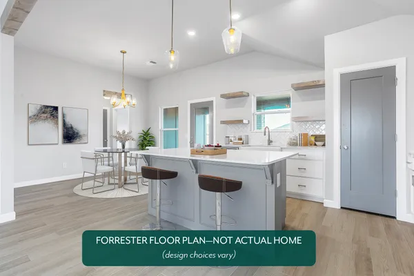 Forrester. New Home Mustang OK- Forrester Plan