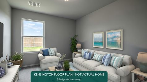 Kensington. Example photo of secondary bedroom in new home in Norman, OK