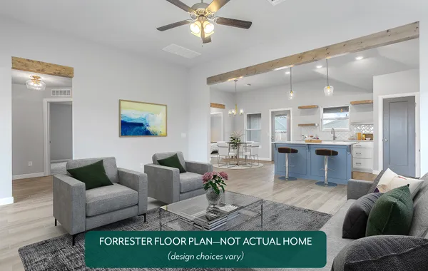 New Home Blanchard OK- Forrester Plan