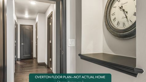Overton. Example photo of hallway in new home in Norman, OK
