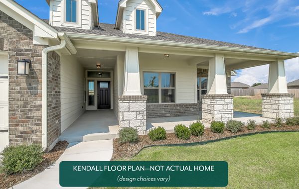 New home in Stillwater, OK - Kendall Floor Plan - Exterior of home