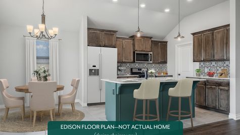 Edison. Living Area and Breakfast Area