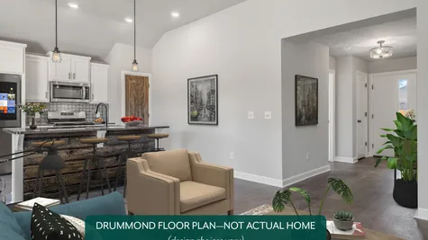 Drummond. Living Area/Kitchen