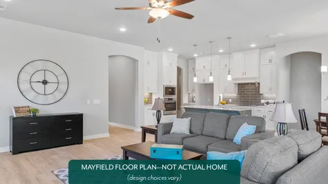 Mayfield. Living Area and Kitchen