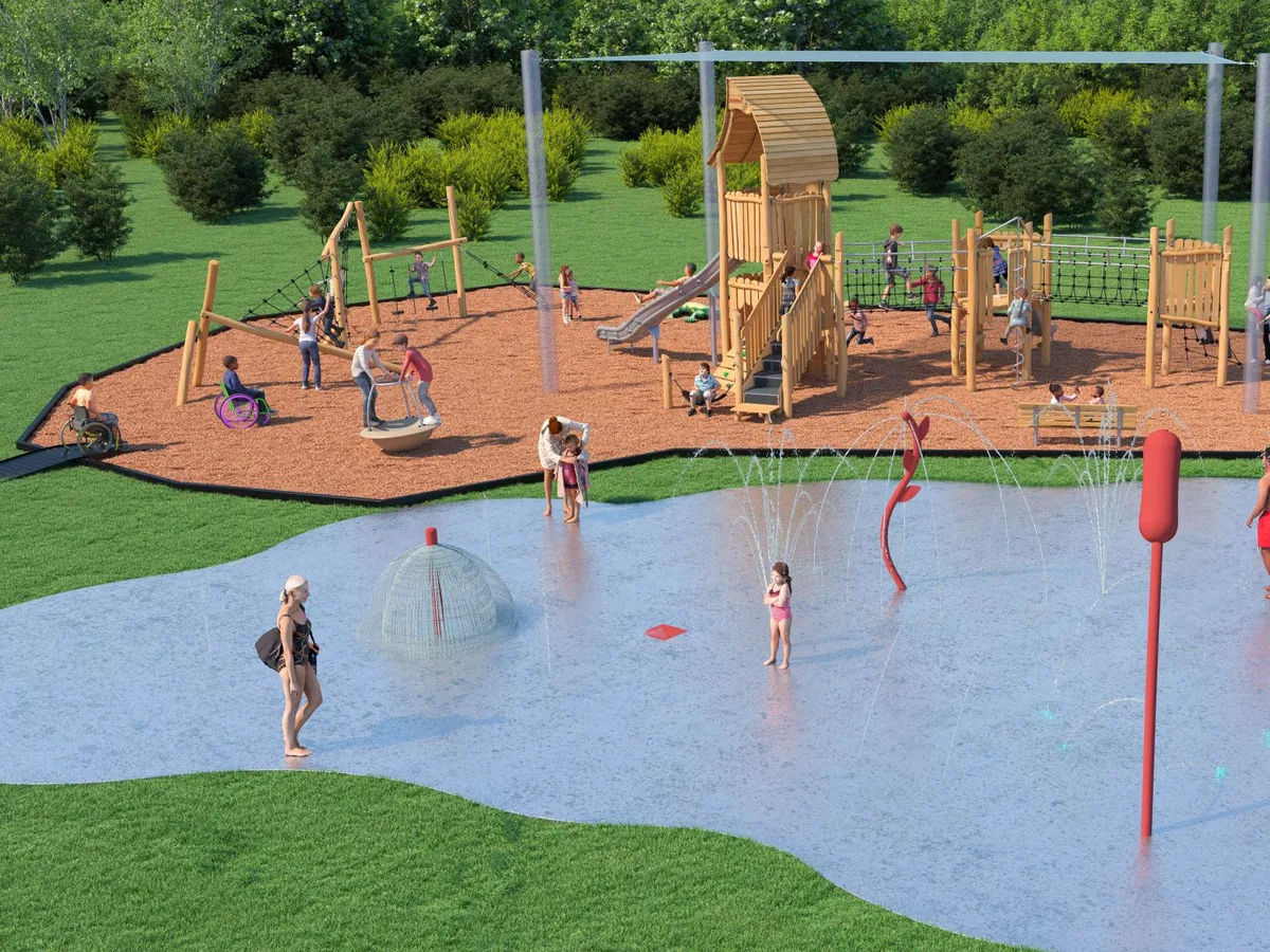 Splashpad and Playground for Accessiblity