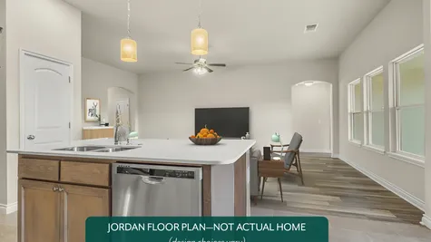 Jordan. Kitchen & Living Area