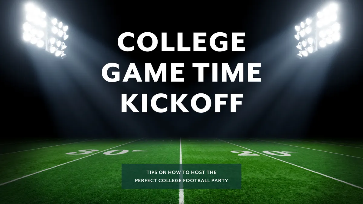 College Game Time Kick Off