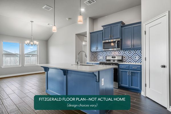 Fitzgerald. Example photo of kitchen in new home in Norman, OK