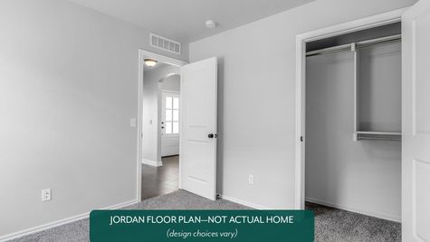 Jordan. Secondary bedroom in new home in Norman, OK