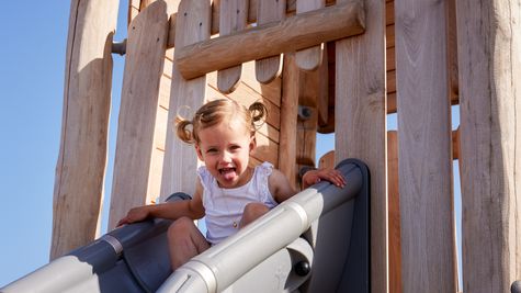 Isabella. Child on the playground