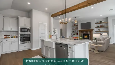Pendleton. Kitchen + Living Room