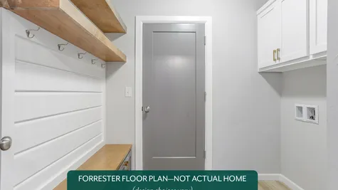 Forrester. Mud Bench/ Laundry Room