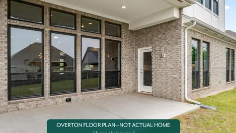 Overton. Example photo of covered patio in new home in Norman, OK