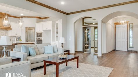 Bradford living room - new home in Edmond or Norman