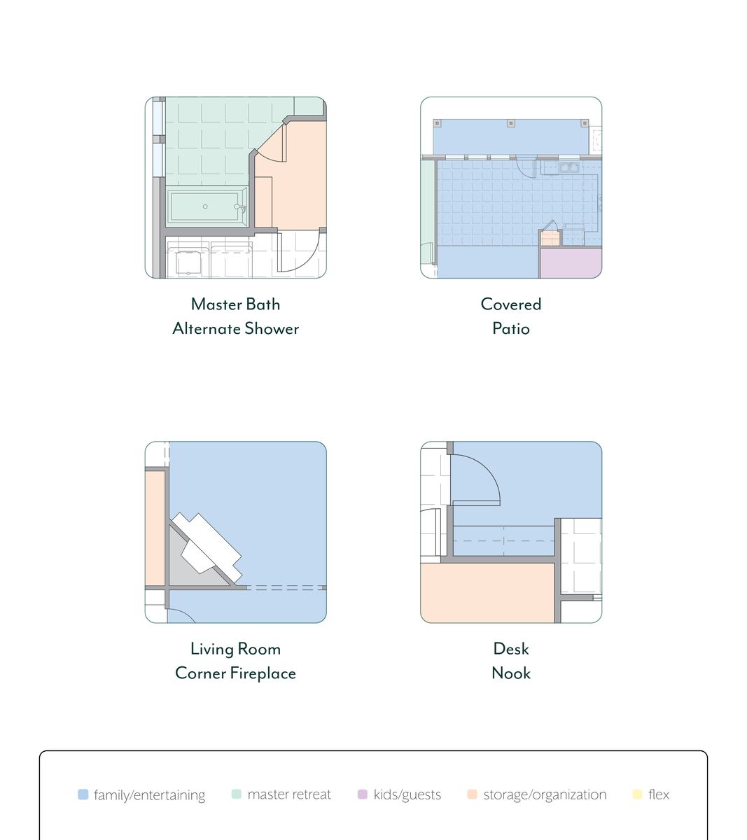 Hudson. Hudson Floor Plan - Customizations