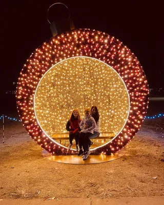 Glidden Girls & Yukon Christmas Lights