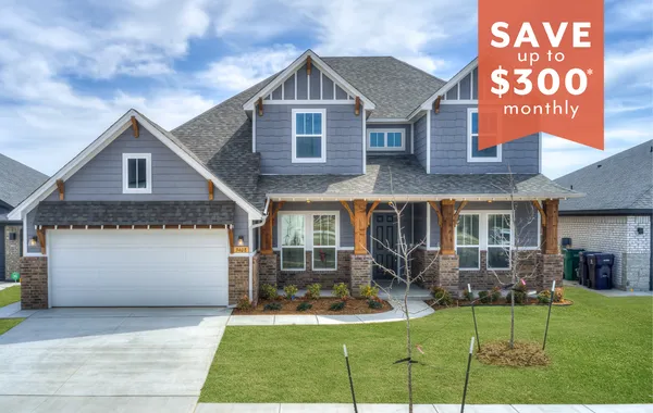 Save up to $300* monthly on this Yukon, OK New Home