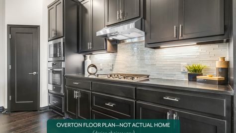 Overton. Example photo of kitchen in new home in Norman, OK