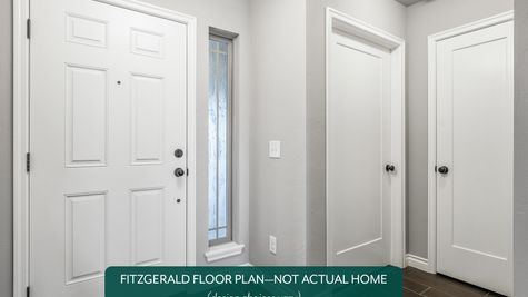 Fitzgerald. Example photo of entry in new home in Norman, OK