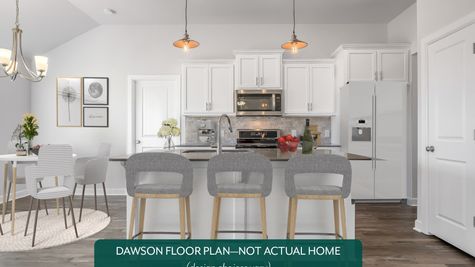 Dawson. Example photo of kitchen in new home in Norman, OK