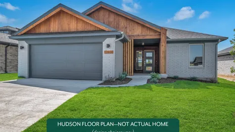 Hudson. New Home Mustang OK- Hudson Plan
