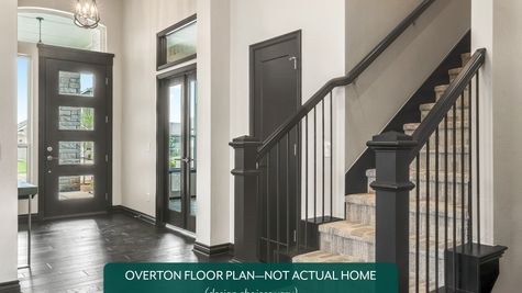 Overton. Example photo of entry in new home in Norman, OK