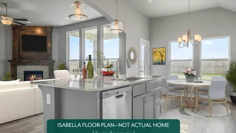 Isabella. Kitchen and Living Area