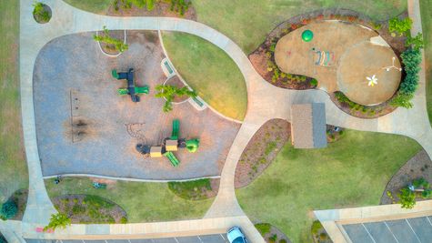  playground and splashpad in Castlewood Trails - new homes in Yukon, OK